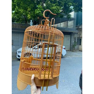 Lồng chim Hoạ Mi size 36 chất liệu nhựa ABS hàng Tàu, Lồng mi tự ráp kèm đủ phụ kiện dễ lắp ráp, vệ sinh