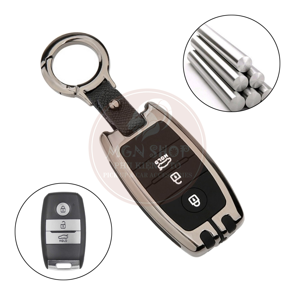 [Ốp chìa khóa] [Kia K3] [Kia Optima] [Kia Seltos] hợp kim