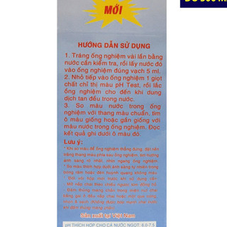 Dung dịch đo kiểm tra pH Test Kit TP cho bể cá thủy sinh