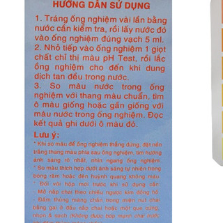 Dung dịch đo kiểm tra pH Test Kit TP cho bể cá thủy sinh