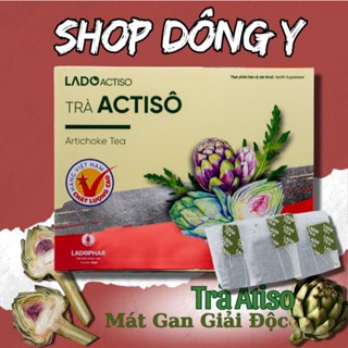 Trà Atiso Ladophar Hộp 100 Túi Lọc – Atiso Đà Lạt Mát Gan Giải Độc Cao Cấp