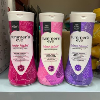  Dung dịch vệ sinh phụ nữ Summer's Eve Cleansing Wash 444ml kháng khuẩn khử mùi tươi mát - EDS Hàng Mỹ 