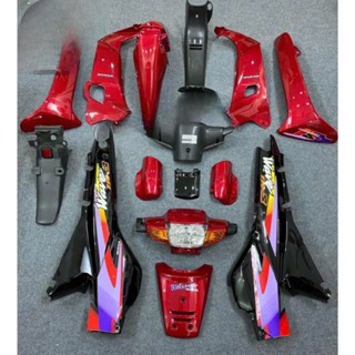  Dàn áo Wave nhỏ  Alpha  Zx  Thái 110 ĐỎ SAU ĐEN  không kèm chóa đèn  