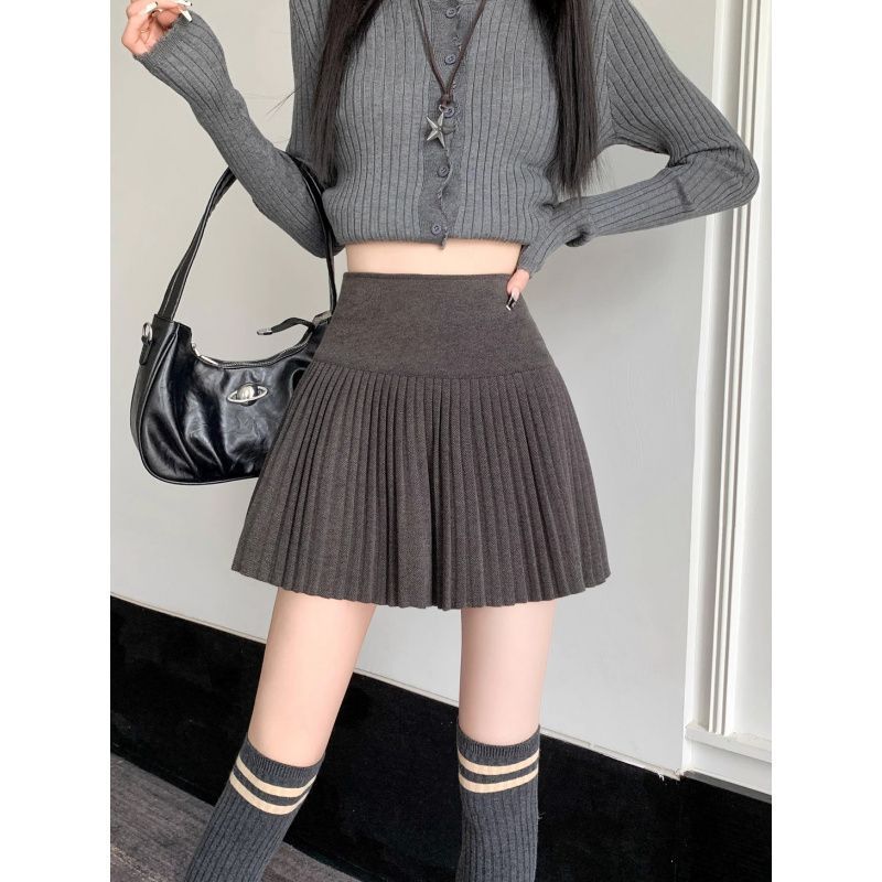 [DELIZ] Chân váy dạ xếp ly tennis dáng ngắn form xòe nhiều màu basic hottrend thu đông hàn quốc CV30 | BigBuy360 - bigbuy360.vn