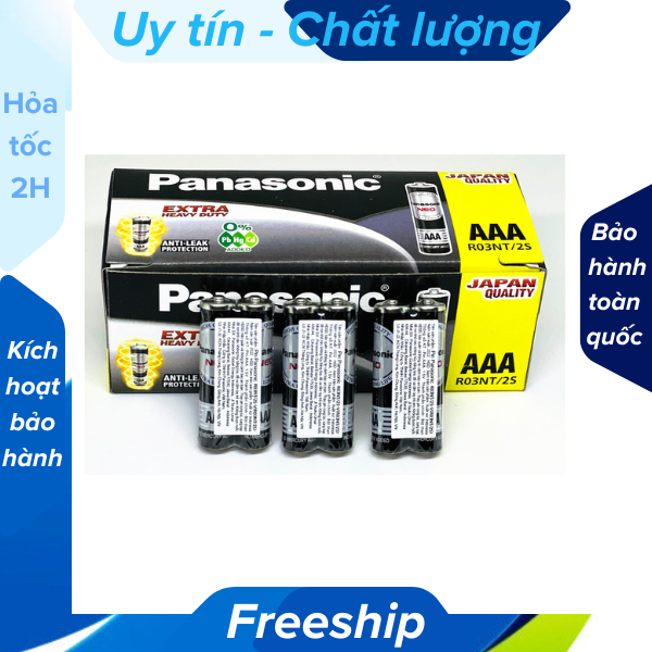 Pin AAA 2 viên Alkaline Panasonic LR03T-4BPKV