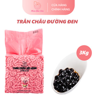  Trân Châu Đường Đen Đài Loan Cao Cấp 1kg 3kg - Tự Nấu Trà Sữa Dai Dẻo Đậm Vị Cao Cấp 