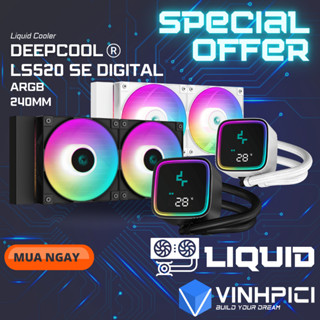Tản nhiệt nước CPU Deepcool LS520 SE DIGITAL [NEW]