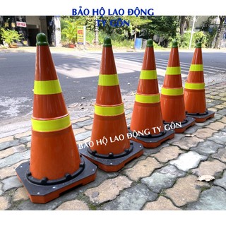 Cọc tiêu, chóp nón, trụ cảnh báo giao thông 70CM CỨNG