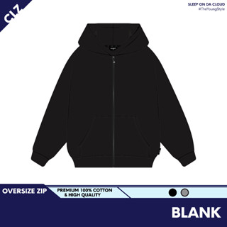 [Giảm giá 50k] Áo hoodie zip trơn nam nữ local brand unisex CLOUDZY ZIP TRƠN basic nỉ bông dày dặn mũ siêu to 2 lớp