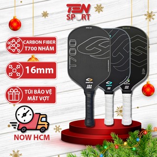 Vợt Pickleball Sinsham Carbon T700 Mặt Nhám Kiểm Soát Bóng Chuyên Nghiệp Hàng Chính Hãng Kèm Túi