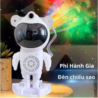 ĐÈN Led Chiếu Galaxy, Tinh Vân ,thiên hà PHI HÀNH GIA V4 CÓ LOA BLUETOOTH MÂY TRĂNG