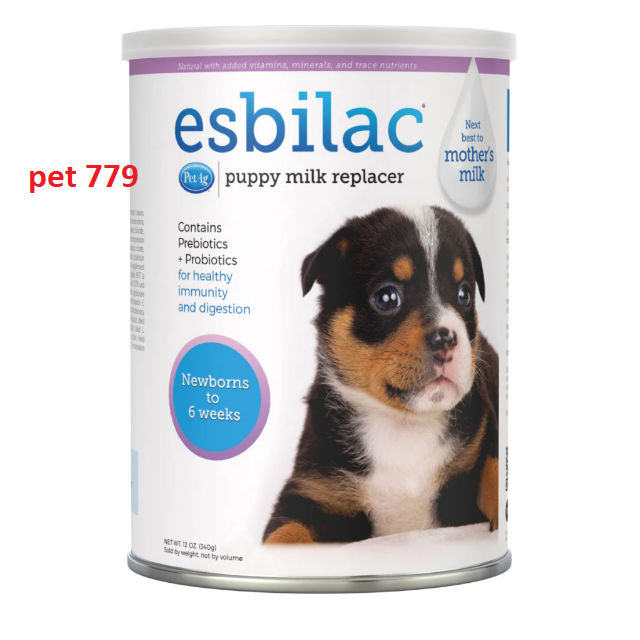 Sữa Bột Cho Chó Sơ Sinh Esbilac Thay Thế Sữa Chó Mẹ Lon 340g