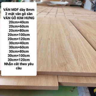  Mặt kệ_ ván MDF 8mm 2 mặt vân gỗ làm kệ giá đỡ lót tủ đồ nội thất 
