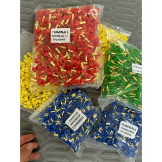  Đầu Cốt Bằng Đồng Kim Rỗng – Cos Pin Rỗng Tròn Đấu Dây Điện Bịch 200 500 Chiếc 