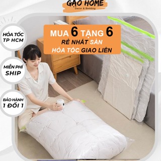 [6 TẶNG 6❤️] Túi Hút Chân Không Quần Áo Đi Du Lịch, Áo Phao, Gấu Bông, Chăn Màn, Gối, Nệm, Topper - GẠO HOME