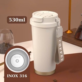 Bình/Cốc giữ nhiệt Coffee, inox 316, chống tràn, ly uống cafe, đựng nước, lạnh, nóng 8 - 10 tiếng.