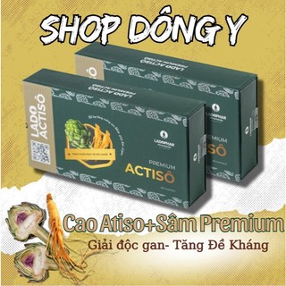  Cao Nước Atiso Đảng Sâm Premium – Bổ Gan Tăng Cường Sức Khỏe – Hộp Cao Cấp 10 Ống x 15ml 