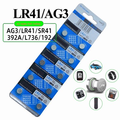 VỈ pin FOURRON AG3- LR41- 362A-1,5v cho đồng hồ đeo tay thiết bị điẹn tử kt 7,9 x3,6mm