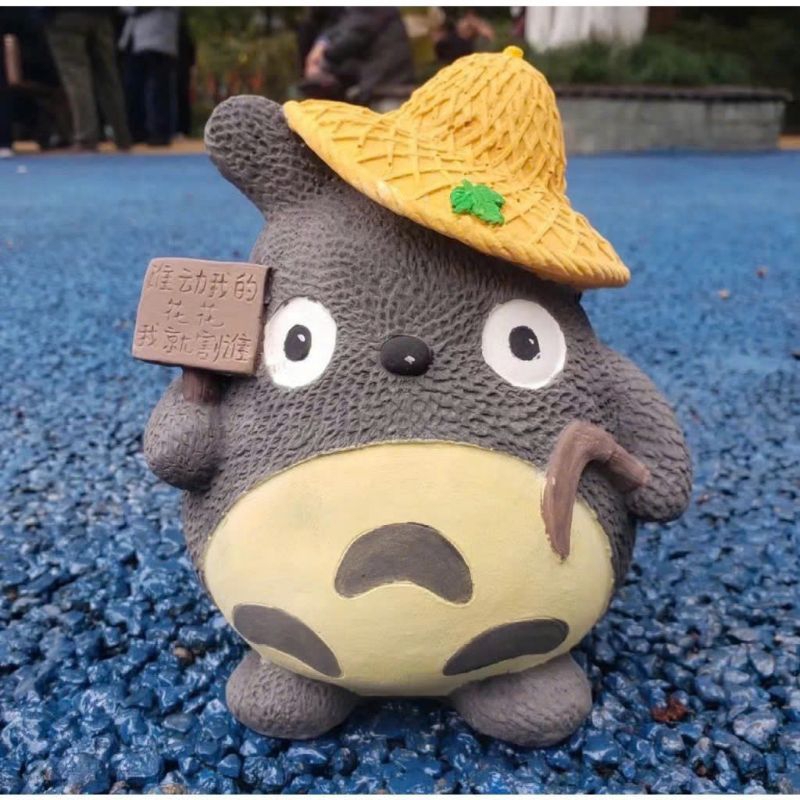 Tượng thạch cao tô màu TOTORO size lớn cho bé sáng tạo vui chơi