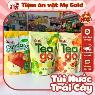 Thùng 10 Túi Nước Oishi Sundays/ T Rexx/ Tea Go / 200ML, Nước Trái Cây Oishi, Tiệm Ăn Vặt Mẹ Gold