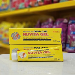  Gel Dinh Dưỡng Cho Chó Mèo Nuvita Gel Giúp Thèm Ăn Bổ Sung Vitamin Tăng Sức Đề Kháng Hộp 120g 