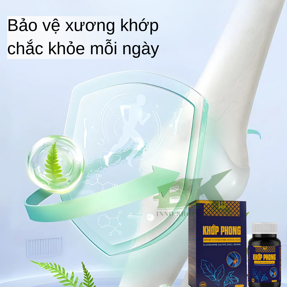 Viên Uống Xương Khớp Khớp Phong - Hỗ Trợ Giảm Đau, Tăng Cường Độ Dẻo Dai, Bảo Vệ và Nuôi Dưỡng Xương Khớp Khỏe Mạnh | BK