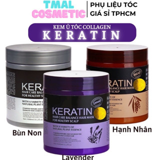 Kem ủ tóc KERATIN GOPERFECT COLLAGEN 1000ML LAVENDER BRAZIL NUT - Ủ hấp tóc cung cấp dưỡng chất KERATIN tự nhiên UT08