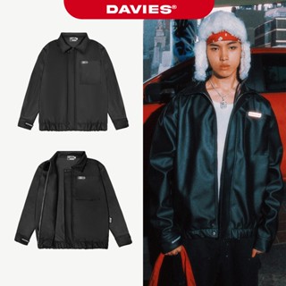 Áo khoác da nam nữ form rộng DAVIES Oversized Leather Jacket local brand | D15-AK35