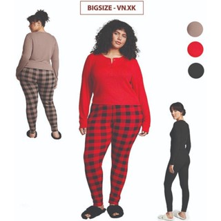   40-70kg  Set bộ bigsize nữ chất vải len xốp Set đồ nữ thu đông quần áo dài tay trẻ trung phong cách châu Âu hàng VNXK 