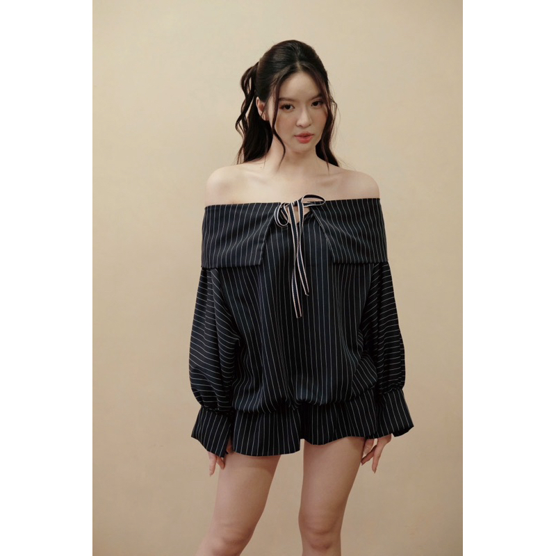 Đầm trễ vai form bí Maimei dress thiết kế Aguja | BigBuy360 - bigbuy360.vn