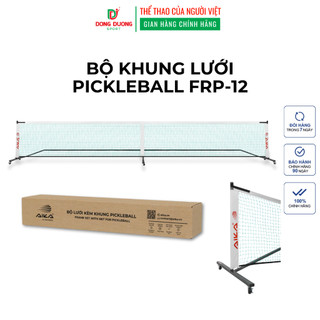 Bộ Khung Lưới Pickleball Aika FRP12, Di Động, kích thước tiêu chuẩn quốc tế, sơn tĩnh điện độ bền 5 năm