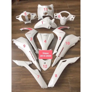 BỘ DÀN ÁO MÀU, BỘ DÀN NHỰA MÀU VISION 2015 ĐẾN 2020 ZIN CHÍNH HÃNG HONDA.