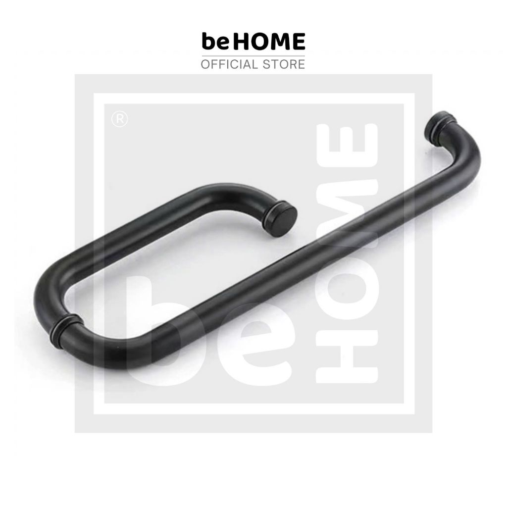 Tay Nắm Cửa Kính Phòng Tắm Đứng CABIN Ống phi 25, tim lỗ 275x475 (Đen/Inox/Vàng)
