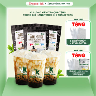 Set sữa tươi trân châu đường đen, phúc long, thái xanh ngon chuẩn vị như quán làm - BẾP NGUYÊN KHOA
