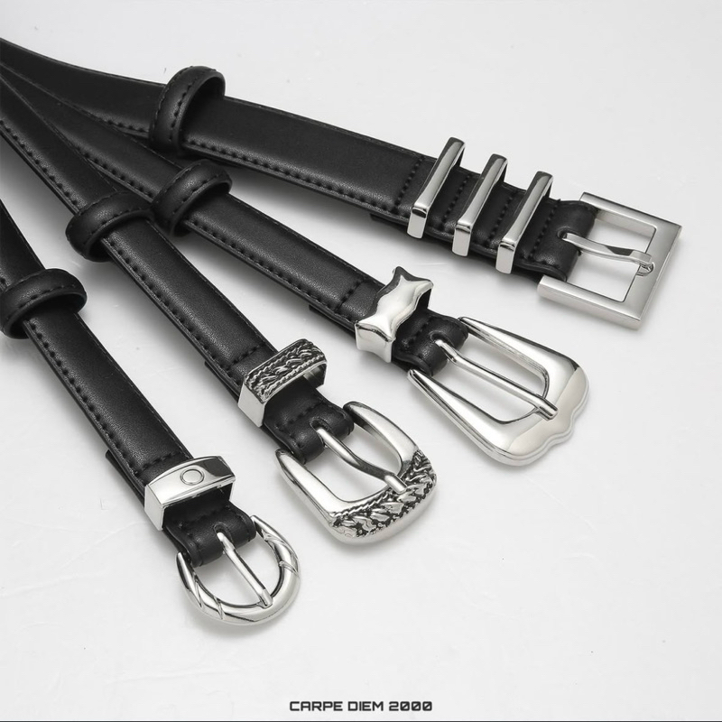Thắt lưng, dây nịt bản nhỏ phong cách retro Mỹ - Nevada belts unisex nam nữ.