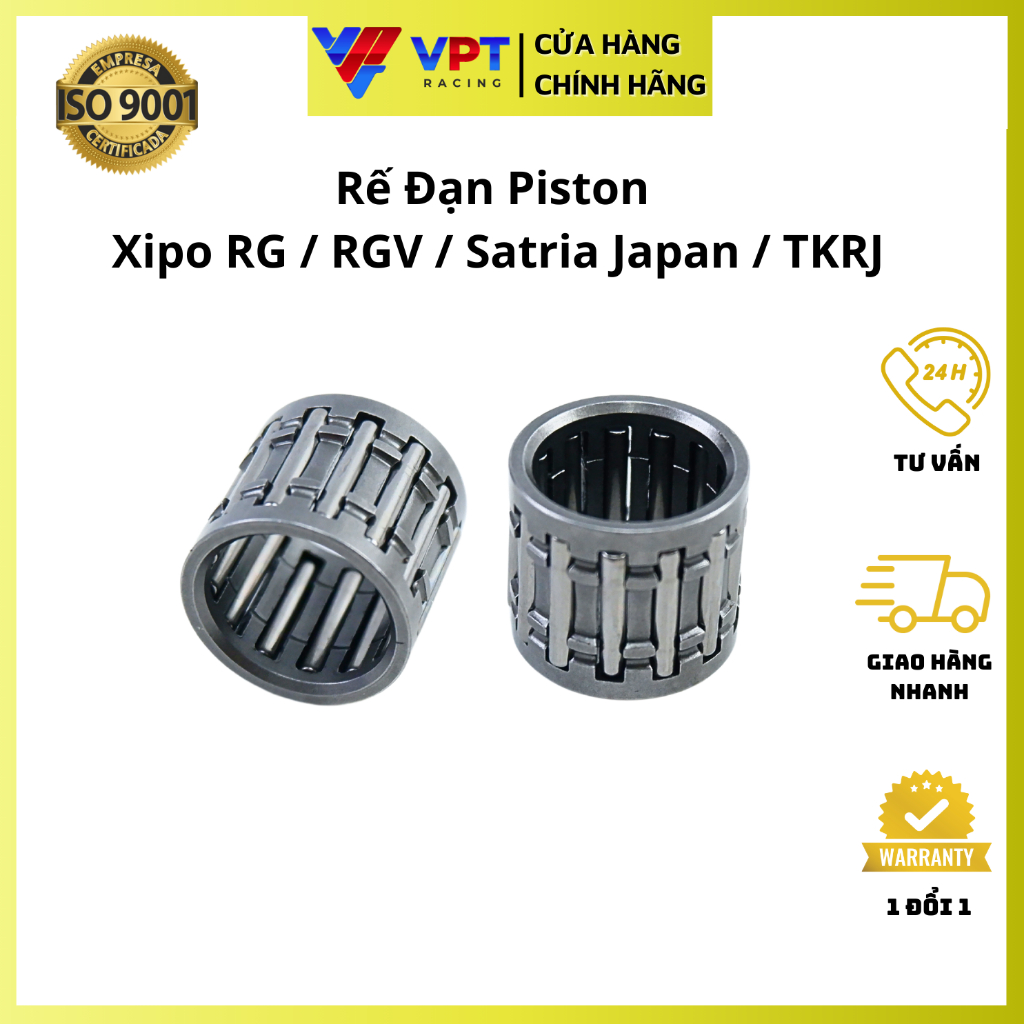 Rế đạn piston Xipo RG110, RGV120, Satria120 chính hãng TKRJ Japan, 09263-14030