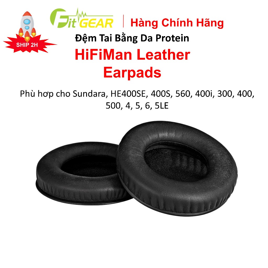 Đệm Tai Nghe HiFiMan Bằng Da Protein Chính Hãng