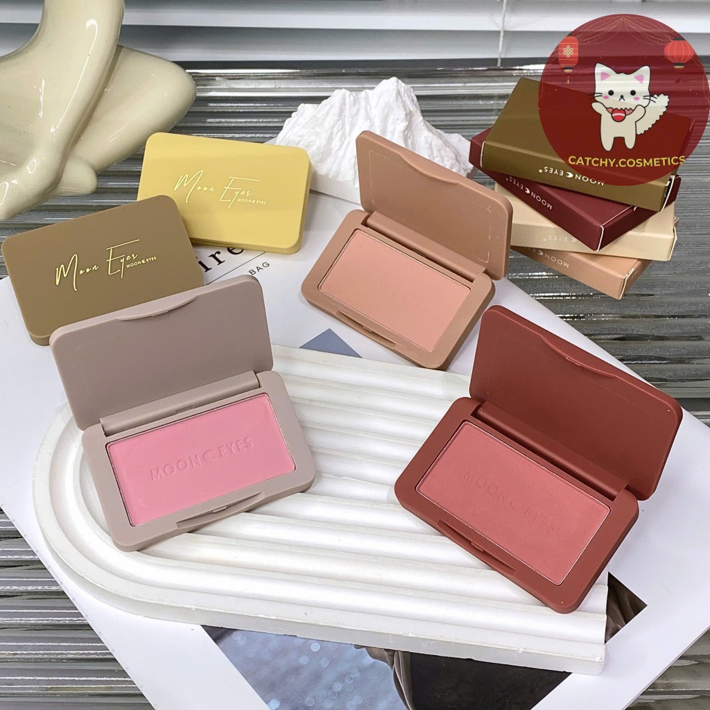 [MOON EYES] Phấn Má Hồng Moon Eyes Đơn Sắc Mịn Lì Tự Nhiên, Matte Blush, 6.5g | BigBuy360 - bigbuy360.vn