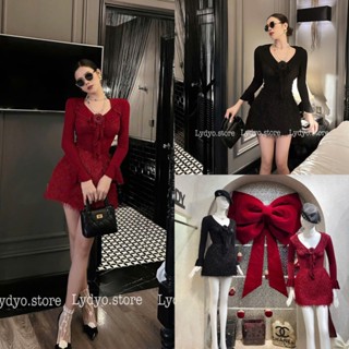  Set váy đầm lông vũ váy đầm bling bling sexy đi quẩy đi bar sang chảnh áo thun cổ đổ chữ V thiết kế cao cấp dự tiệc 