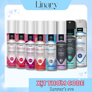 [LINARY1994] Xịt thơm vùng kín Summer's Eve, chăm sóc phụ khoa, vệ sinh, hút ẩm phụ nữ