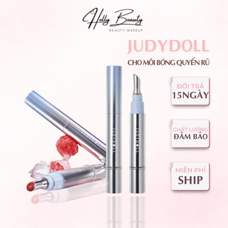  Son Bóng JUDYDOLL Tinh Chất Kim Cương Băng,Son Nước Tráng Gương JUDYDOLL Đầu Cọ Kim Loại Tạo Cảm Giác Mát Lạnh Căng Mướt 