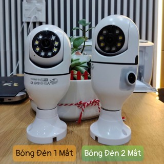 Camera Yoosee hình dạng bóng đèn 2 Mắt 12MP Hoặc 1 Mắt 12MP, Có đèn Led chiếu sáng ban đêm, Xoay 360đ, Đàm thoại 2 chiều