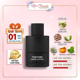 Nước Hoa Nam Tom Ford Ombre Leather -  Mùi Hương Đầy Khiêu Khích Và Cám Dỗ Ribicosmetics