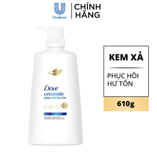 Kem xả Serum Dove Phục hồi hư tổn với BIO Protein Care phục hồi hàng rào bảo vệ cho tóc suôn mượt 610g