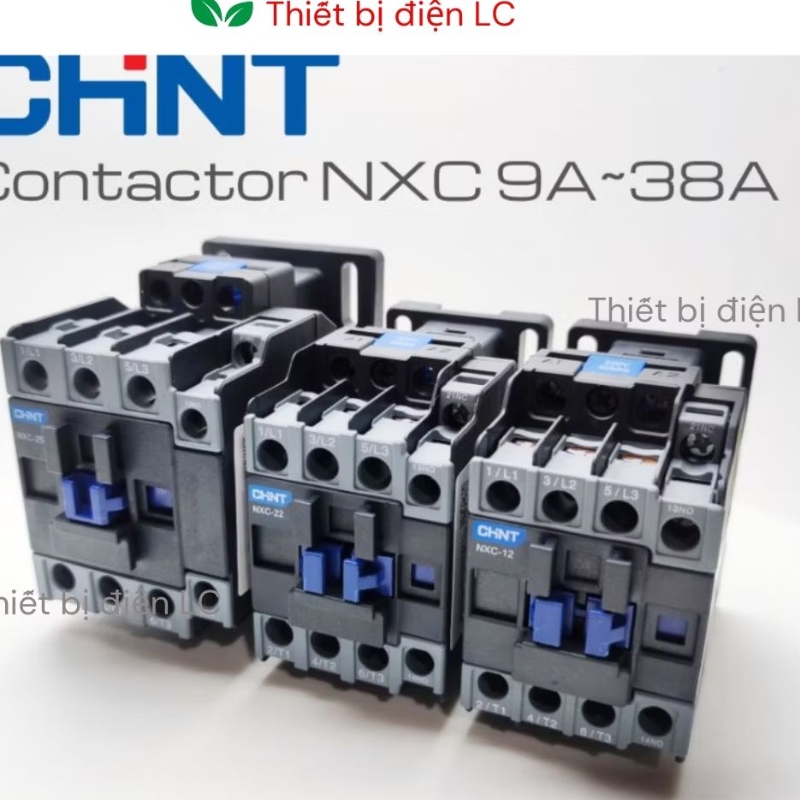Khởi Động Từ Chint NXC 9A/12A/18A/22A/25A/32A/35A/38A (Chint NXC Contactor)