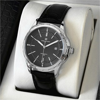 Đồng hồ nam dây da chính hãng PABLO RAEZ chống nước 3ATM có lịch ngày đính đá đơn giản L558 CARIENT