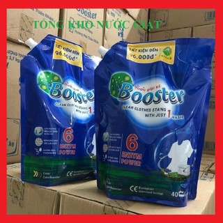  Combo 2 túi nước giặt xả Booster xanh hương thiên nhiên 2 in 1   x 3,7 lít  túi  