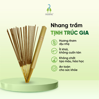 Nhang Trầm Thơm Tịnh Trúc Gia Có Hương Quế Que Chân Dài Gói 50 Đến 250 Que