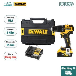 Máy khoan động lực dùng Dewalt Kết Nối Tiêu Dùng DCD709 | Chính hãng - Bảo hành 3 Năm