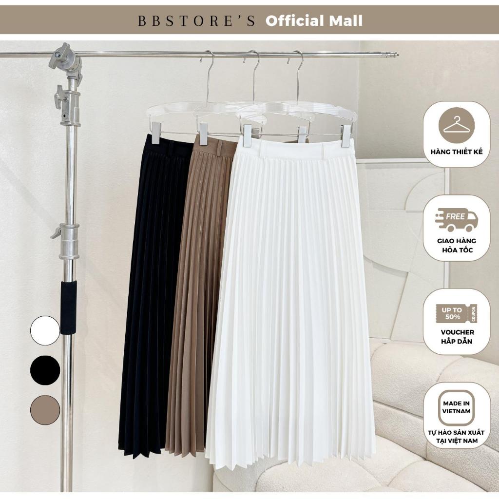 BBSTORE’S Chân Váy Dài Xếp Ly Có Đỉa Lưng Thanh Lịch Và Hiện Đại - V2662